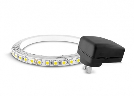 CINTA DE LEDS VERDE CON FUENTE X 1MTS PARA INTERIOR