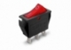 LLAVE TECLA 3P ROJA CON LUZ ON-OFF 15A