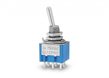 LLAVE MINI 6P ON-ON 3A 250V