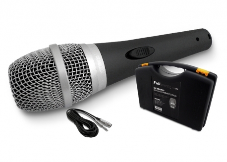 MICRÓFONO DINÁMICO UNIDIRECCIONAL (PRO) FM-310 (CON CABLE BALANCEADO)