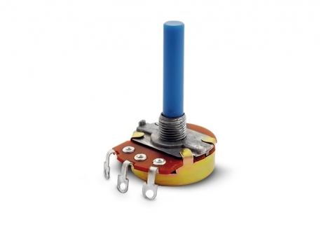 POTENCIÓMETRO ROTATIVO SIMPLE SIN LLAVE 5K LINEAL 90°