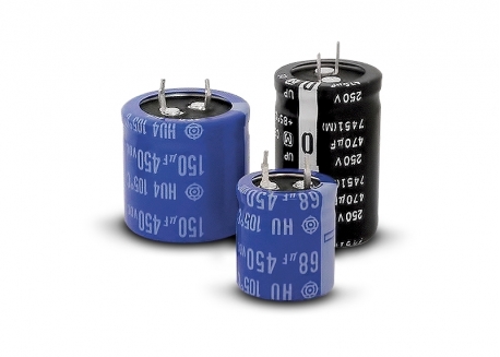 CAPACITOR ELECTROLÍTICO BLINDADO 470MF X 450V (25X50) 105°C