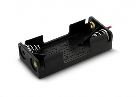 PORTAPILA X 2AAA CON CABLE