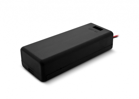 PORTAPILA X 2AAA CON TAPA (SIN LLAVE)