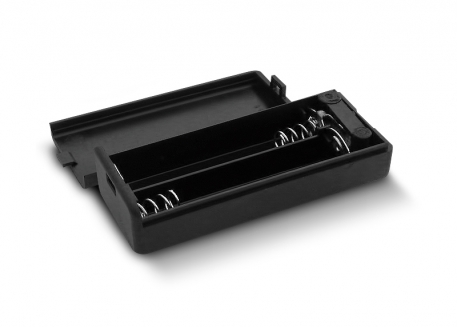 PORTAPILA X 2AAA CON TAPA Y LLAVE