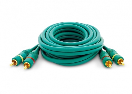 CABLE ARMADO EN BLISTER 2 RCA X 2 RCA 2 MTS