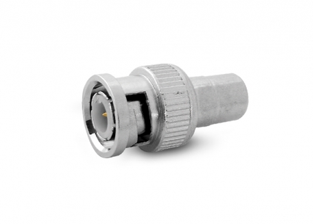 FICHA ADAPTADORA MACHO BNC A HEMBRA RCA