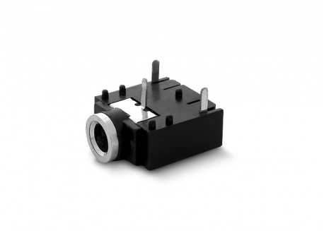 FICHA JACK 3.5 MM STEREO CON CORTE PARA CHASIS