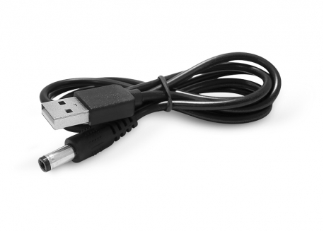 CABLE PARA FUENTE USB A PLUG 2.1MM (1M LARGO)