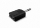 FICHA ADAPTADORA PLUG 6.5 ST A 2 JACK 6.5 ST