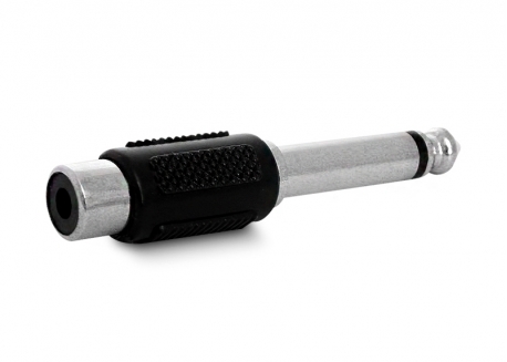 FICHA ADAPTADORA PLUG 6.5 MONO A JACK RCA