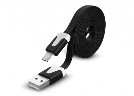 CABLE ARMADO USB 2.0 A MACHO / USB MICRO MACHO 1MT (PLANO)