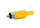 FICHA PLUG RCA AMARILLA