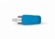 FICHA PLUG RCA AZUL CORTA