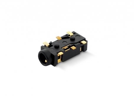 FICHA JACK 2.5MM STEREO DORADO (SMD)