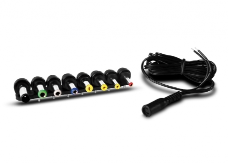 CABLE PARA FUENTE CON KIT DE 8 PLUGS CON INVERSOR DE POLARIDAD 1.5MTS