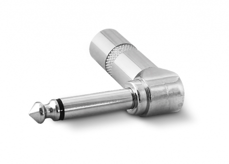 FICHA PLUG 6.5 MONO METÁLICA 90°