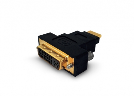 FICHA ADAPTADORA HDMI MACHO A DVI (24 MÁS 5) HEMBRA