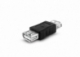 FICHA ADAPTADORA USB HEMBRA A USB HEMBRA