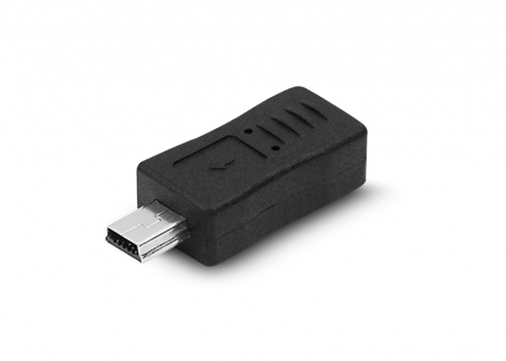 FICHA ADAPTADORA MINI USB MACHO A USB HEMBRA