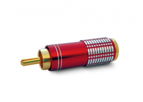 FICHA PLUG RCA PROFESIONAL (CNP526) ROJO