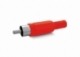 FICHA PLUG RCA DE LUJO ROJO