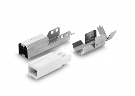 CONECTOR USB TIPO B PLUG PARA CABLE