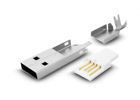 CONECTOR USB TIPO A PLUG PARA CABLE