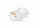FICHA PLUG PARA REDES RJ45 (8P8C) CONTACTOS BAÑADOS EN ORO