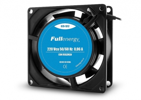 TURBINA 220V 3'' CON RULEMAN (80X80X25)