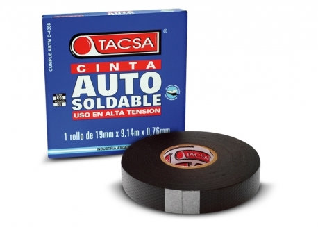 CINTA AUTOSOLDABLE TACSA 84 19MMX9.14MX0.76MM
