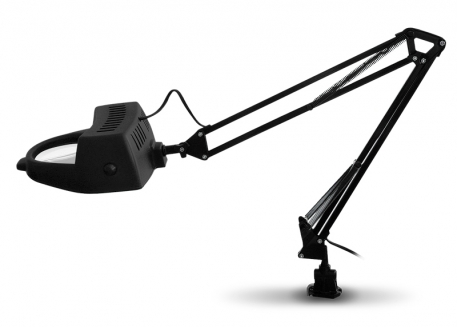 LÁMPARA CON LUPA NEGRA