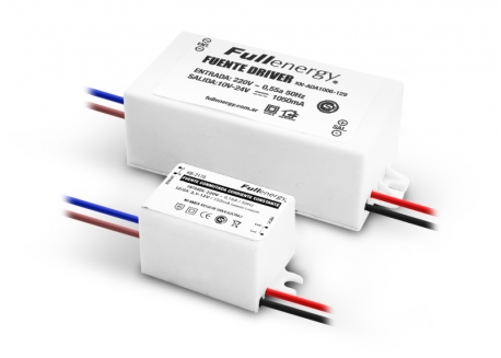FUENTE DRIVER ENTRADA 220V - SALIDA 10-24V 1050MA CON CARCAZA