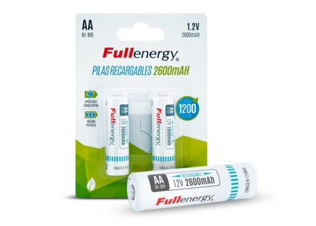 PILA AA RECARGABLE NI-HM 2600MAH FULLENERGY (X UNIDAD)