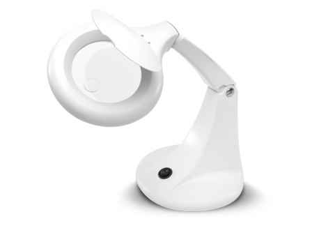 LÁMPARA CON LUPA DE MESA CON ILUMINACIÓN LED