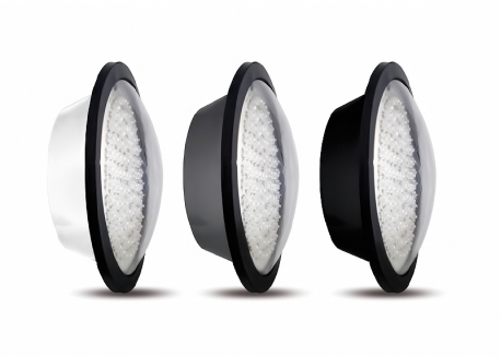 MÓDULO LED IMPERMEABLE 111 LEDS DE 200MM BLANCO CÁLIDO (PLAFÓN NEGRO)