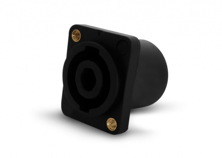 CONECTOR SPEAKON 4C HEMBRA PARA CHASIS (LÍNEA PRO)