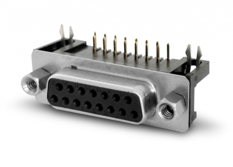 CONECTOR PARA COMPUTACIÓN DB15 HEMBRA A 90°