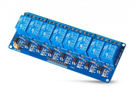 MODULO RELEE DE 8 CANALES OPTOACOPLADO 5V 10A
