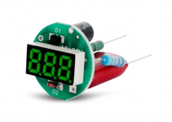 VÓLTIMETRO DIGITAL PARA TABLEROS (SIN CARCAZA) DISPLAY VERDE