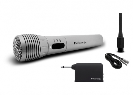 MICRÓFONO INALÁMBRICO CON OPCIÓN A CABLE KM-309A (OUTLET)