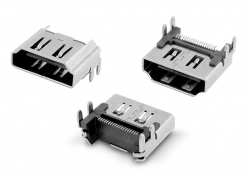 FICHA CONECTOR HDMI HEMBRA PARA CIRCUITO IMPRESO