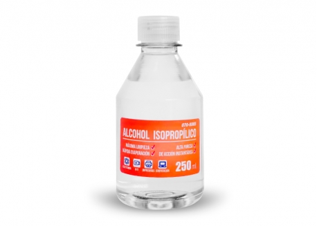 ALCOHOL ISOPROPILICO EN BOTELLA 250ML