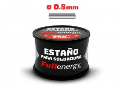 ESTAÑO 60/40 0.8MM X 1/4KG EN CARRETE FULLENERGY