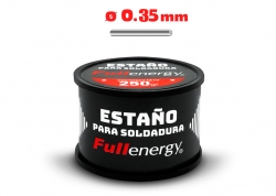 ESTAÑO 60/40 0.35MM X 1/4KG EN CARRETE FULLENERGY