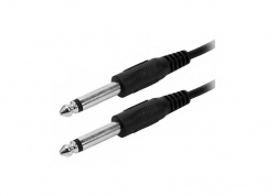 CABLE AUDIO FICHA PLUG 6.5 MONO A PLUG 6.5 MONO (1MT) (OUTLET)