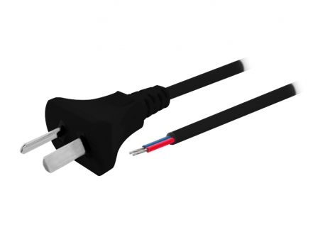 INTERLOCK 2P NORMALIZADO 1MT (NEGRO)