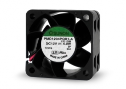 TURBINA SUNON 12V / 4W CON SISTEMA 2 BALL BEARING (40 X 28) SIN CONECTOR