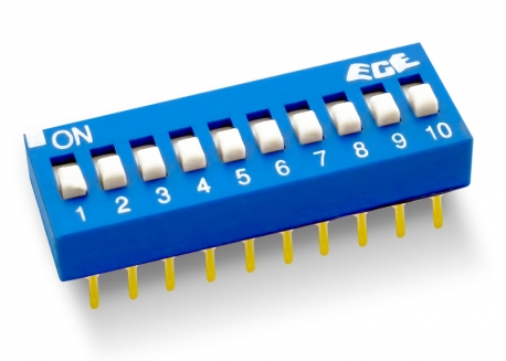 DIP SWITCH 10 LLAVES ALTO