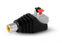 JACK RCA A BORNERA A PRESIÓN